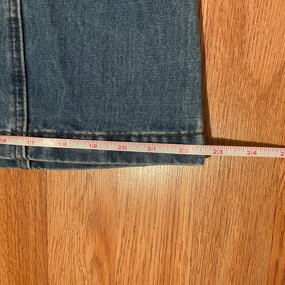 Altar’d State Paneled Denim Full Zip Medium Wash Mini Skirt Sz Large - Picture 7 of 11